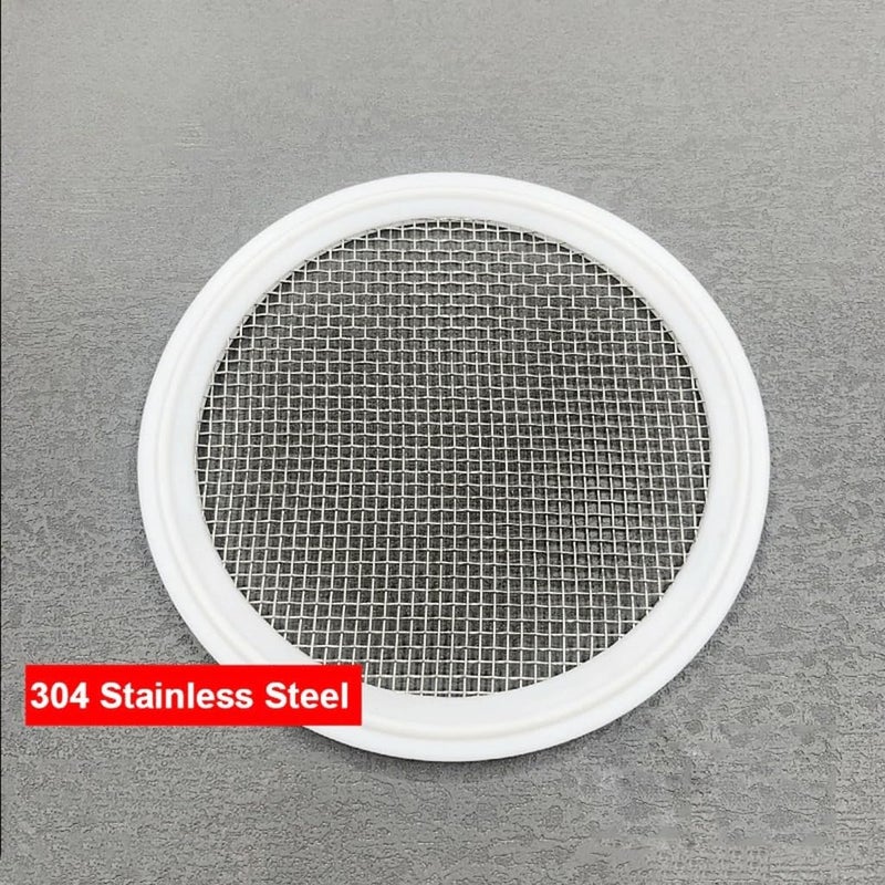 2 5 Inch Tri Clamp PTFE Screen Filter Gasket 304 Stainless Steel 120 Mesh For Food Beverage Pharma - Image 3